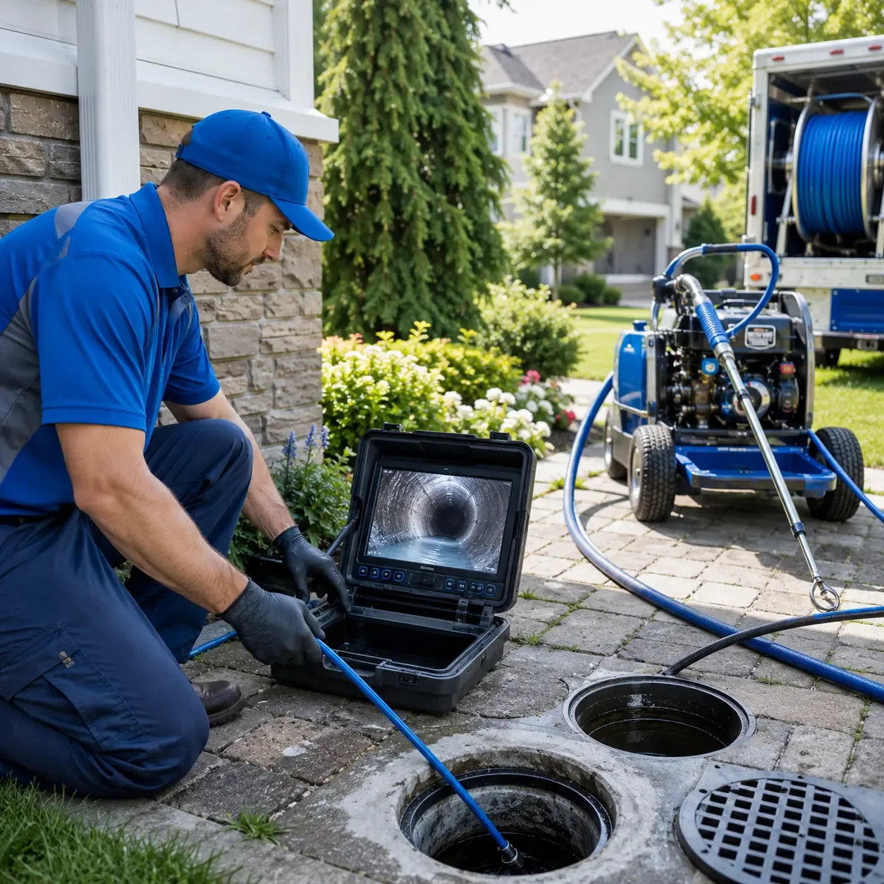 Outdoor drain cleaning professionals serving Cheltenham, PA